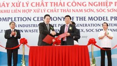 Khánh thành nhà máy sáng nay.