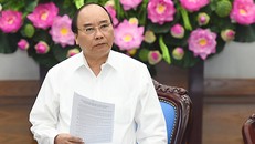 Thủ tướng Nguyễn Xuân Phúc phát biểu kết luận tại phiên họp Chính phủ ngày 3/6. Ảnh: VGP