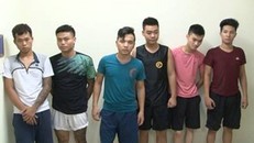 Các đối tượng bị bắt giữ trong vụ án.