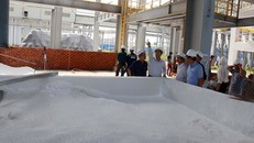 Đoàn công tác Bộ Công thương kiểm tra nhà máy. Ảnh: Quốc Thịnh.