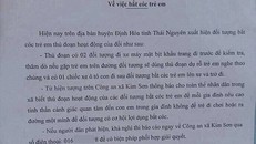 Thông báo do Công an xã Kim Sơn ban hành.