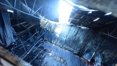 Hiện trường vụ cháy.