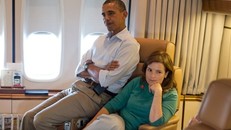  Ông Barack Obama và bà Alyssa Mastromonaco năm 2012. Ảnh: White House.