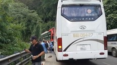 Hiện trường vụ tai nạn.