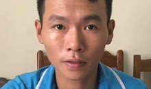 Quý đầu thú sau ba ngày lẩn trốn. Ảnh: T.Thanh.