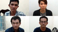 Cháng và người tình cùng đàn em. Ảnh: Công an cung cấp.