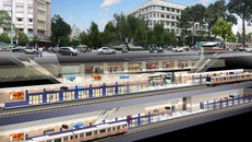 Metro - cuộc cách mạng ngầm hóa TP HCM sẽ mở ra nhiều tiềm năng mới cho thị trường bất động sản, bán lẻ trong thời gian tới. Ảnh: Ban quản lý đường sắt đô thị TP HCM