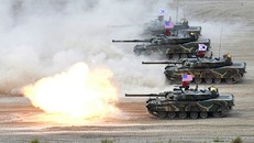 Một cuộc tập trận chung giữa Mỹ và Hàn Quốc. Ảnh: Yonhap.