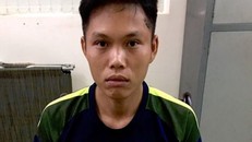 Nghi phạm tại cơ quan điều tra. Ảnh T.S.