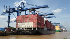 Hoạt động xuất nhập khẩu tại cảng Cát Lái, TP.HCM