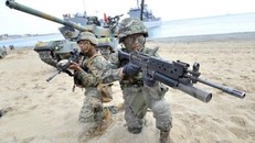 Hàn Quốc, Mỹ tiến hành tập trận chung. Ảnh: AFP/TTXVN