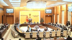 Quang cảnh phiên họp thứ 21 của UBTVQH. Ảnh: VGP/Nguyễn Hoàng