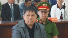 Bị cáo Đào Tấn Cường tại phiên tòa. Ảnh: Giáp Hồ. 