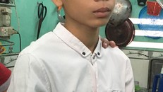 Nghi phạm Lê Bá Lâm lúc bị bắt. Ảnh: Văn Vũ