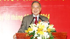 Nguyên Thủ tướng Phan Văn Khải phát biểu tại buổi lễ được Trao tặng Huy hiệu 55 năm tuổi Đảng. (Ảnh: Đức Tám/TTXVN)