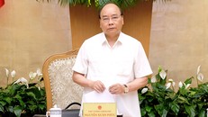  Thủ tướng Nguyễn Xuân Phúc chủ trì phiên họp Chính phủ thường kỳ tháng 6. Ảnh: VGP/Quang Hiếu