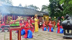 Âm nhạc cung đình Huế “sống lại” sau nhiều năm bị lãng quên. Ảnh: VGP/Thế Phong