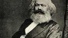 Chân dung nhà tư tưởng Karl Marx ở ngoài đời thực. Ảnh: Desktopas.