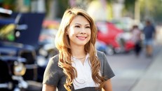 Thanh Thảo hài lòng với cuộc sống ở Mỹ. 