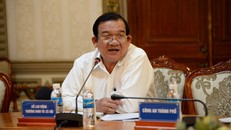 Ông Lê Minh Tấn, giám đốc Sở Lao động - Thương binh và Xã hội