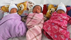 3 bé trai trong ca tam thai ở Cần Thơ. Ảnh: Bệnh viện cung cấp.