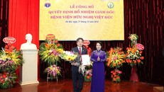 Lễ công bố quyết định bổ nhiệm giám đốc BV Hữu nghị Việt Đức. 