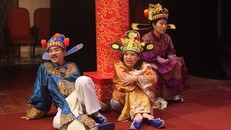 Táo quân 2017 của VTC có sự tham gia của Hương Tươi, Hồ Liên,... Ảnh: Đoàn phim cung cấp.