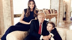 Vợ và con trai út của Donald Trump dự kiến chuyển vào Nhà Trắng khoảng vài tháng sau khi ông nhậm chức, để con trai hoàn thành năm học tại New York. Ảnh: People 