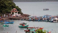 Bến tàu xã An Sơn, nơi tiếp nhận đoàn khách du lịch bị nạn vào tối 8/2. Ảnh: Thư viện Kiên Giang.