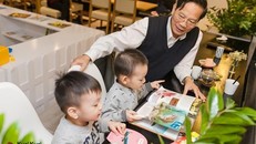 Các bé có thể đọc sách thoải mái