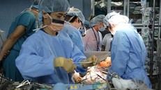 Ca ghép phổi đầu tiên được tiến hành ở Bệnh viện 103 vào ngày 21/2. Ảnh bác sĩ cung cấp.