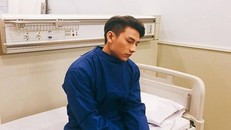 Hình ảnh Isaac tại bệnh viện ở Hàn Quốc.