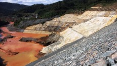 Thủy điện Sông Bung 2 (huyện Nam Giang), nơi sự cố vỡ van dẫn dòng khiến một công nhân tử vong và một người mất tích. 