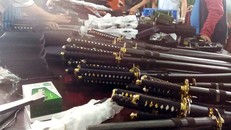 Hung khí bị thu giữ. 