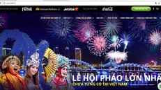 Hình ảnh trên website chính thức của Ban tổ chức lễ hội pháo hoa quốc tế Đà Nẵng. Ảnh chụp màn hình.