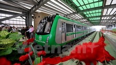 Đoàn tàu đô thị Cát Linh-Hà Đông. 