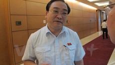 Bí thư Thành ủy Hà Nội Hoàng Trung Hải. (