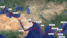 Sơ đồ hệ thống cáp biển AAE-1. (Nguồn: Viettel)