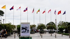 Hướng ra Công viên Bến Bạch Đằng trên đường Tôn Đức Thắng sẽ cấm đường để tổ chức kỷ niệm 50 năm ngày thành lập ASEAN