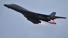 Máy bay ném bom chiến lược B-1B (Ảnh: AFP0).