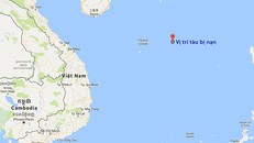 Chìm tàu tại vùng biển Hoàng Sa: 5 ngư dân mất tích