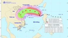 Bão số 11 đổi hướng, tâm bão quét qua tỉnh Quảng Bình
