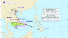 HÌnh ảnh đường đi của cơn bão. Ảnh: TTKTTVQG