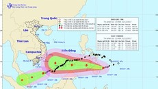 Hình ảnh đường đi của bão. Ảnh:TTKTTVQG