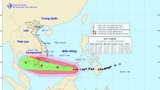 Hình ảnh đường đi của bão. Ảnh: TTKTTVQG