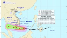 Hình ảnh đường đi của bão. Ảnh: NCHMF