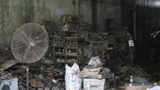 Nhiều hộp linh kiện được tìm thấy trong một kho khác của ông Tiến. Ảnh: Dân trí