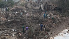 Hiện trường vụ nổ. Ảnh: Vnexpress