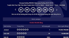Tìm ra chủ nhân giải Vietlott trị giá 75 tỷ đồng