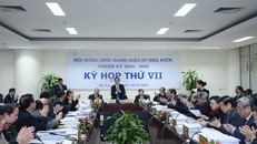 Bộ trưởng Phùng Xuân Nhạ chủ trì một cuộc họp của HĐCDGSNN - Ảnh: HĐCDGSNN